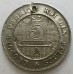 BELGIUM 1862 /1 . FIVE 5 CENTIMES COIN . OVERDATE . RESTAMPED